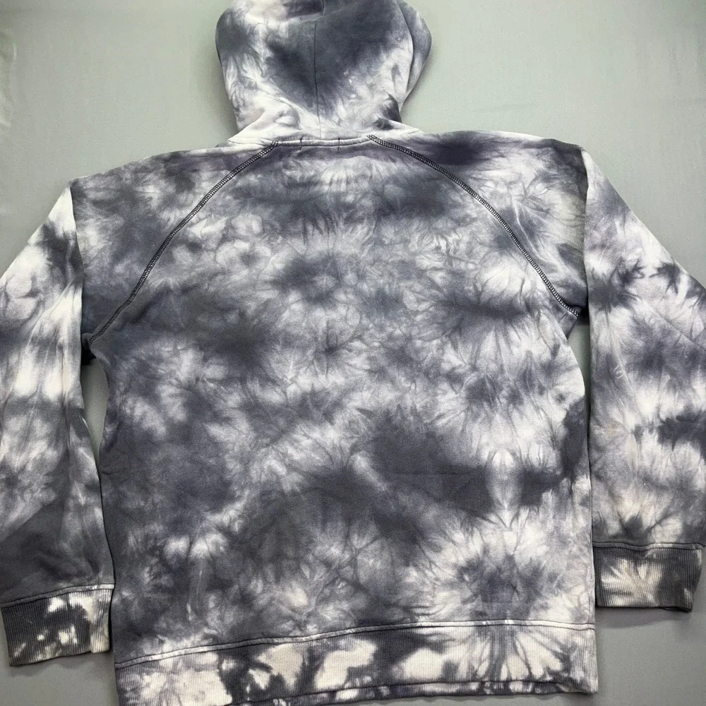 True Religion Tie Dye Hoodie Pullover Graphic Logo Sweatshirt Mens M Gorpcore‎